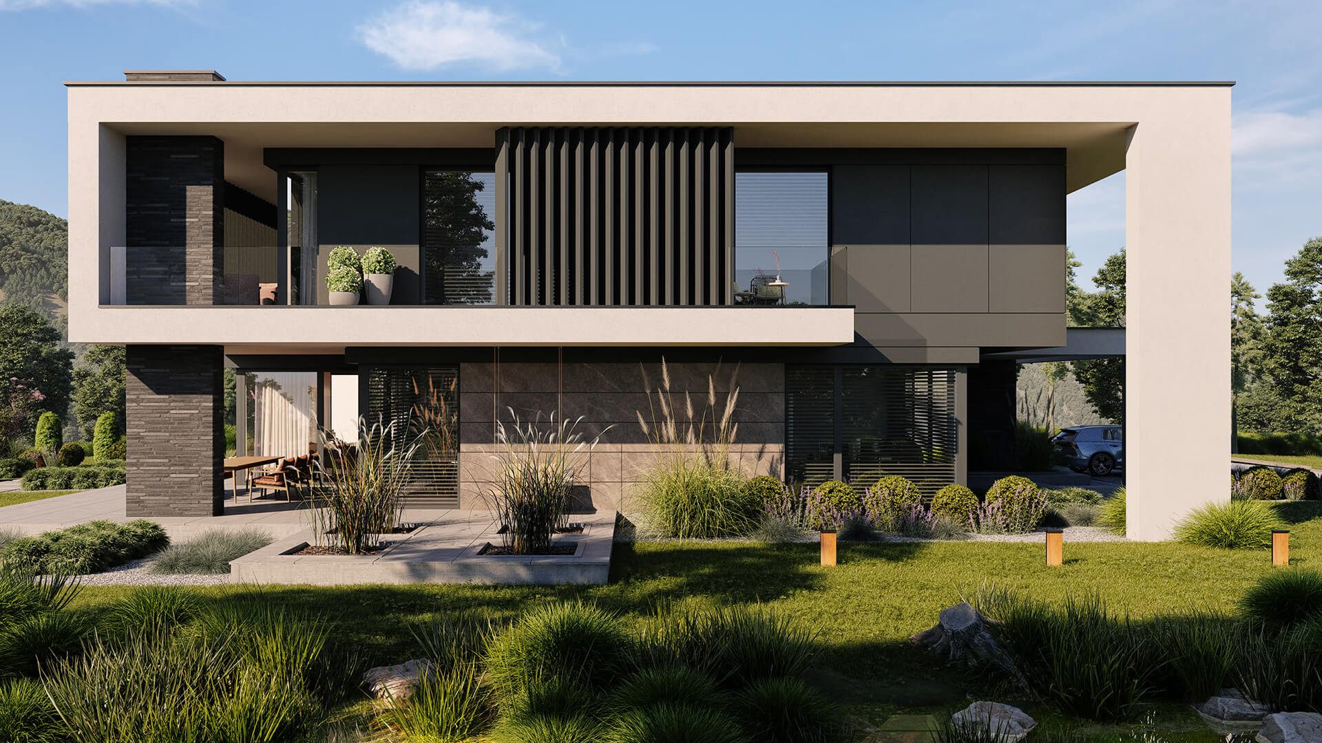 modern house exterior
