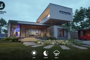 Unreal Engine 5.4 | Interactive Architecture | Walkthrough